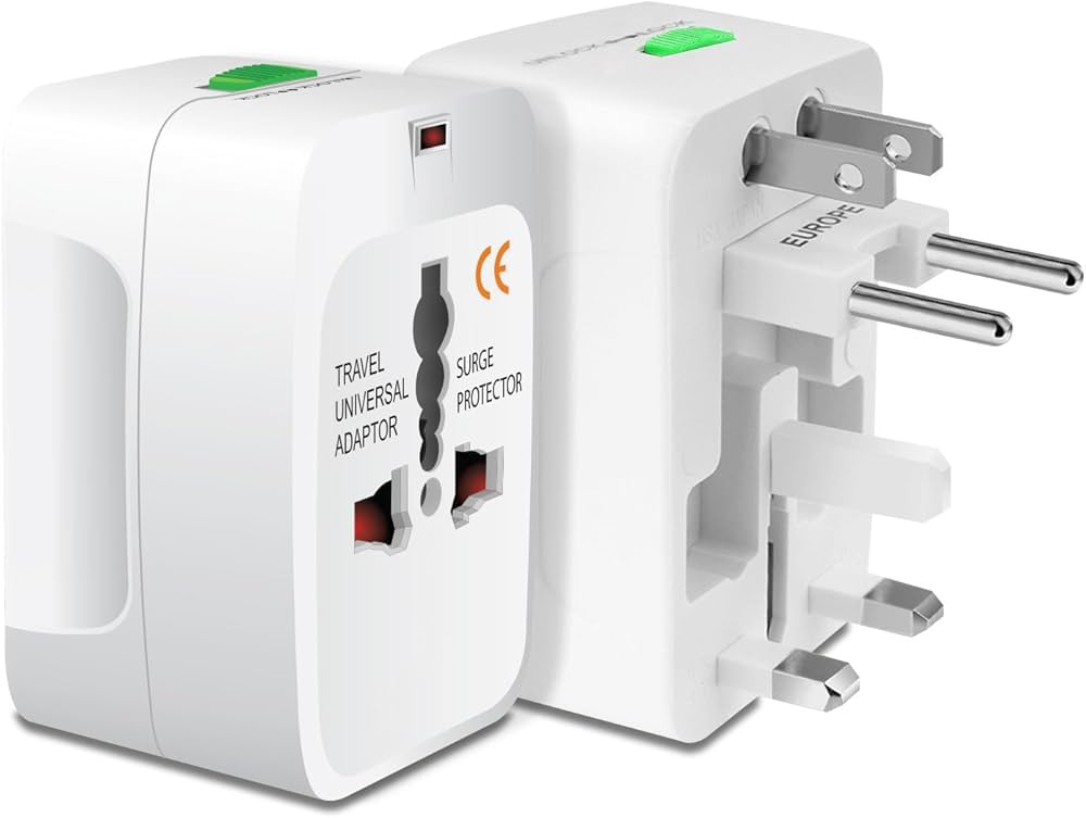 Universal USB Travel Adapter – All-in-1 Power Plug Converter for UK, US, AU, EU & CA