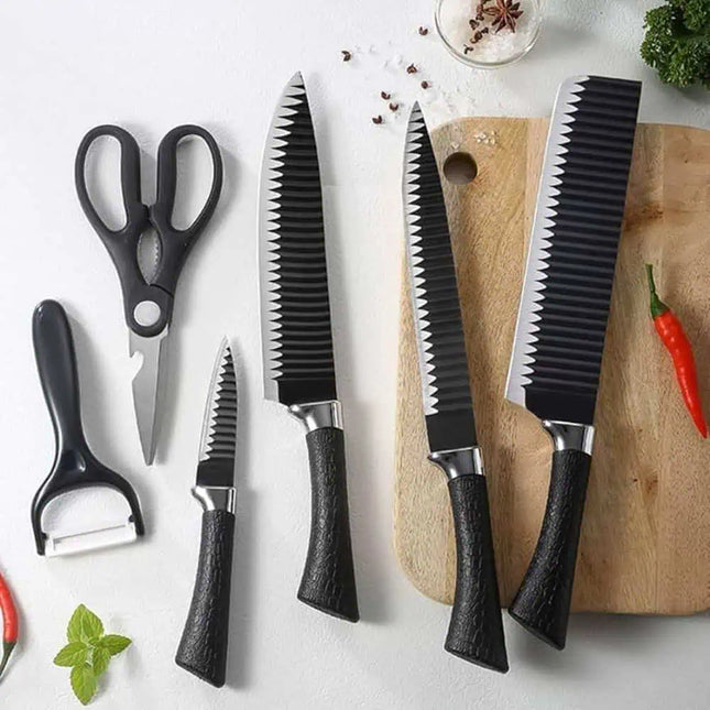 6Pcs Kitchen Knife Set