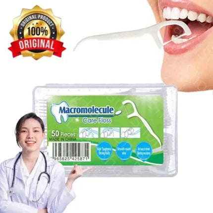 Dental Floss Picks (50 Pcs)