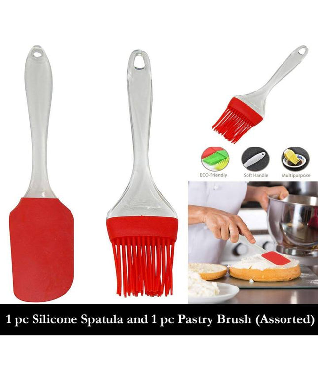 Silicone Spatula & Oil Brush Set