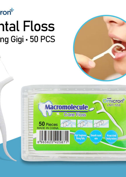 Dental Floss Picks (50 Pcs)