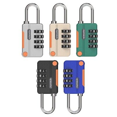 4-Digit Mini Combination Lock – Portable & Resettable Security Padlock for Bags, Lockers, Travel & Gym