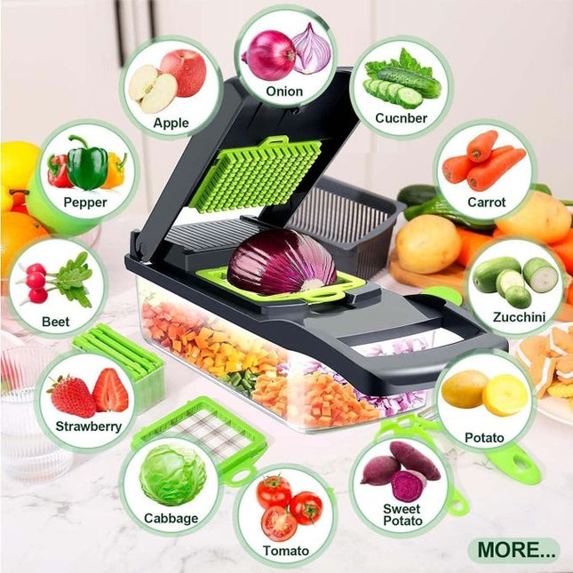 16-in-1 Multifunctional Veggie Slicer