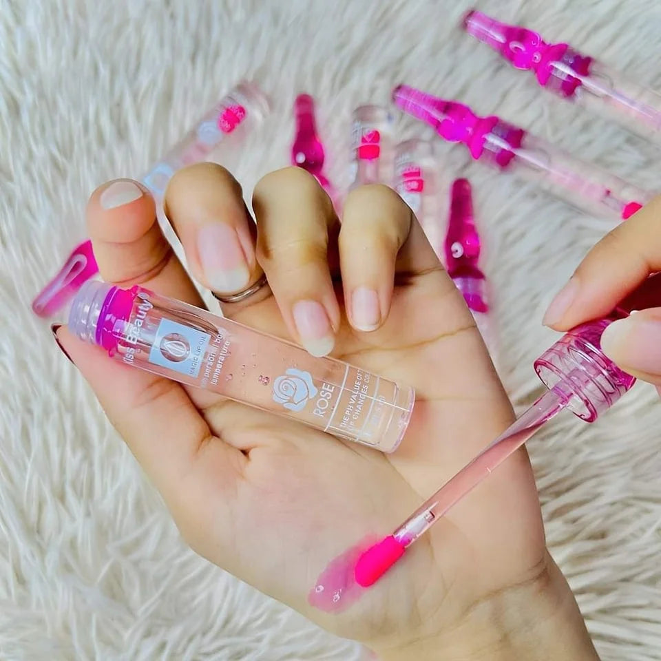 kiss beauty Lip Plumping & Moisturizing Tint Serum – Instant Pink Lip Glow | Hydrating Lip Essence