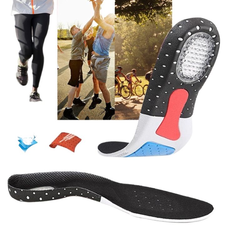 Premium Shock Absorbing Sports Insole – Arch Support, Breathable Cushion Pads for Running, Walking & All-Day Comfort