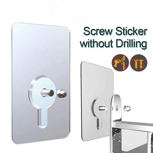 10 Pcs Adhesive Nut Wall Hooks – Strong Self-Adhesive Multipurpose Hanging Hooks for Home & Kitchen