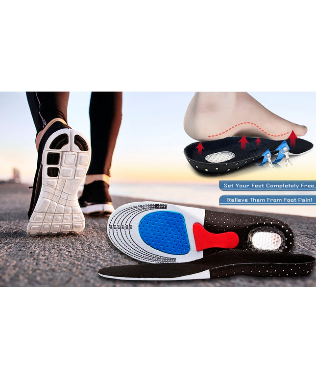Shock Absorbing Arch Support Sports Regular Insoles