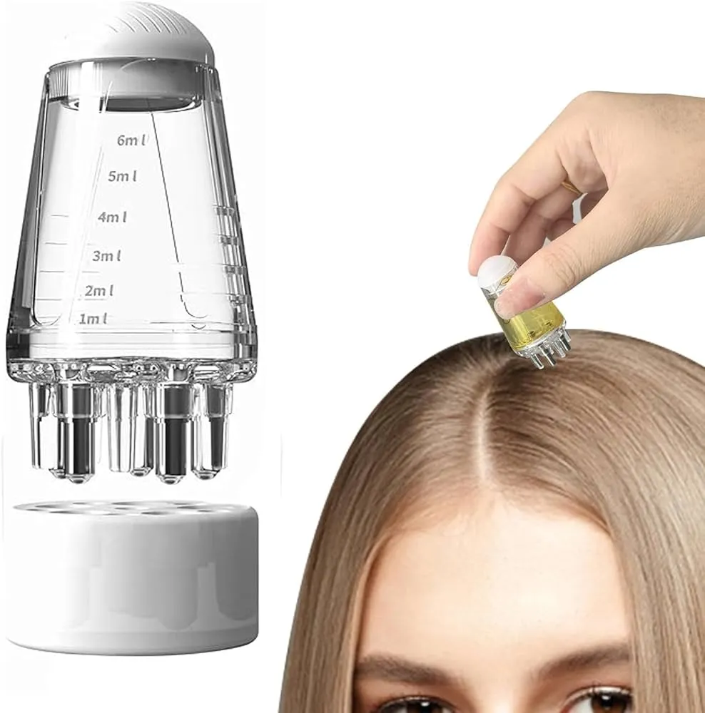 Scalp Applicator Liquid Comb – Portable Mini Massage & Essential Oil Massager for Hair Loss & Scalp Care