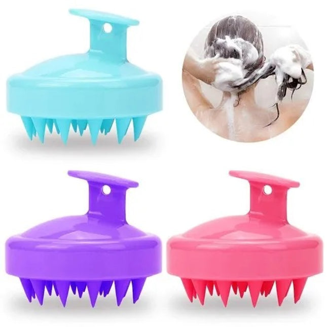 Silicone Scalp Massager Shampoo Brush