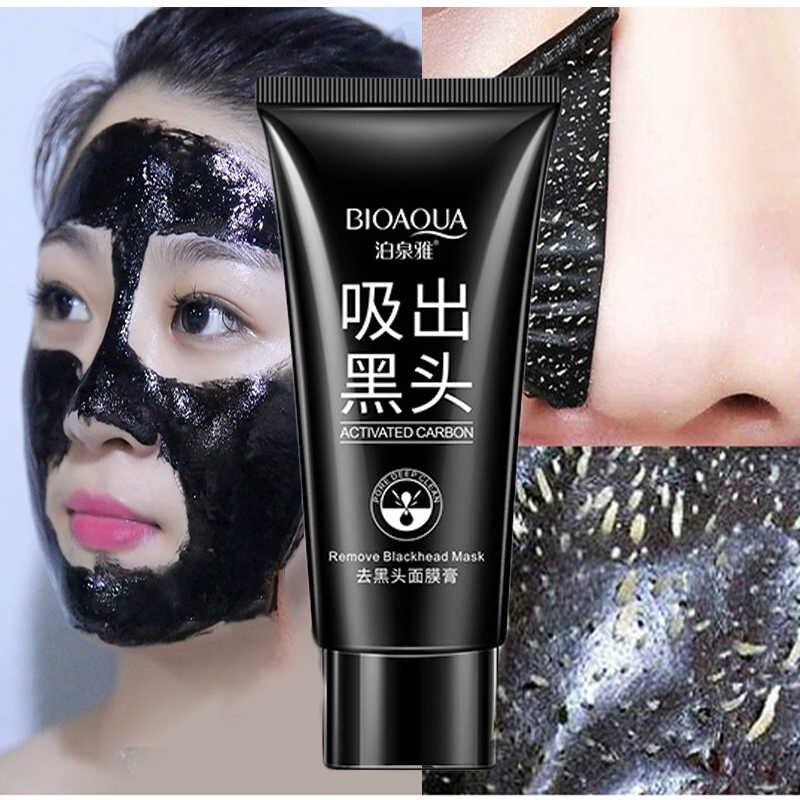 BIOAQUA Activated Carbon Peel-Off Mask – Deep Cleansing Blackhead Remover & Pore Cleaner