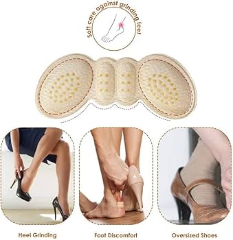 4 pcs Anti-Slip Butterfly Heel Cushion Pads