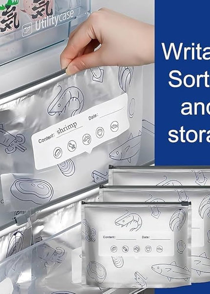 Reusable Food Storage Zipper Bags (10 Pcs)