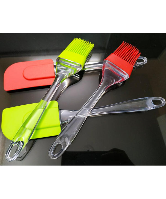Silicone Spatula & Oil Brush Set