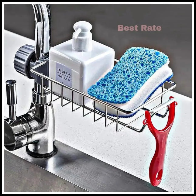 Kitchen Sink Faucet Organizer Rack