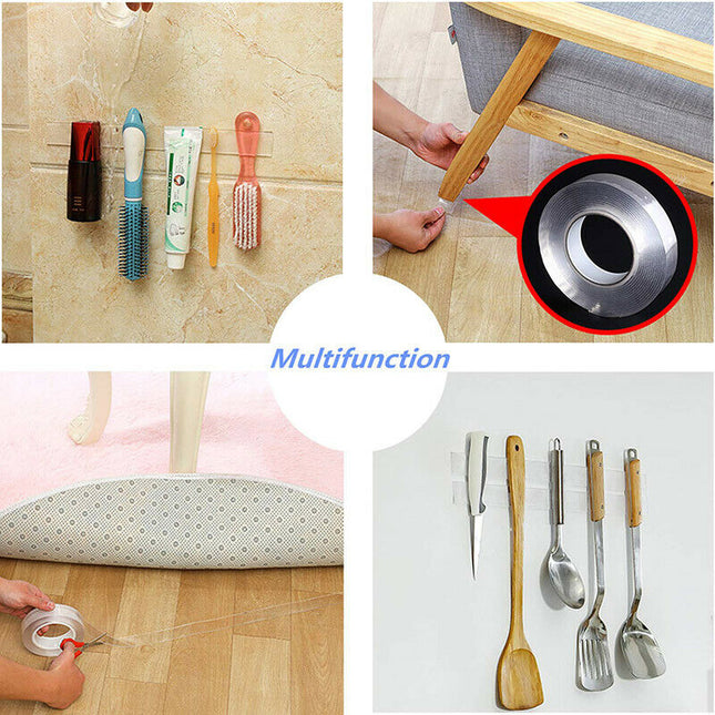 Double-Sided Nano Gel Tape (3cm × 1m × 1mm)