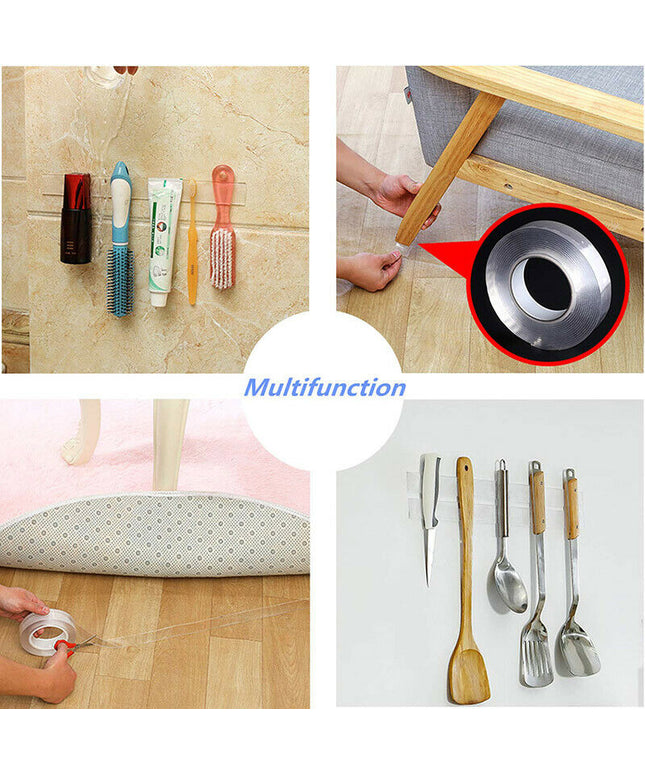 Double-Sided Nano Gel Tape (3cm × 1m × 1mm)