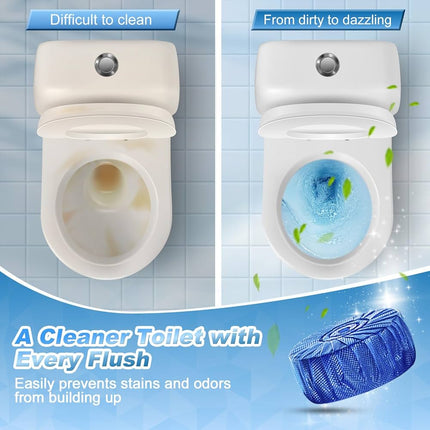 Toilet Cleaning Flush Tablets (10 Pcs)