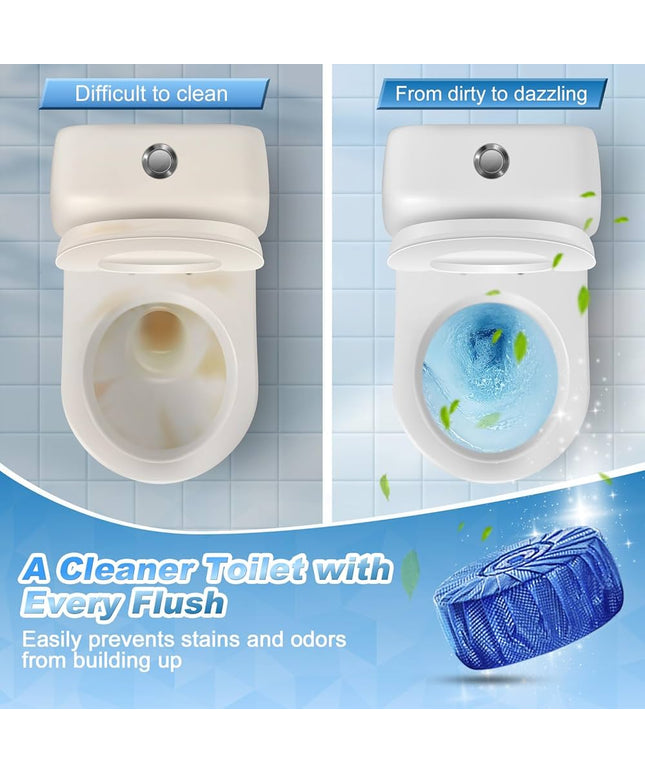 Toilet Cleaning Flush Tablets (10 Pcs)