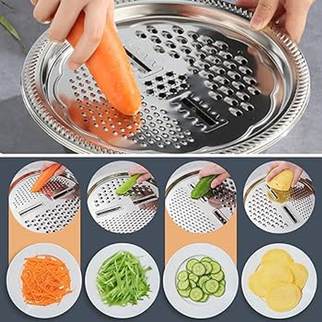Stainless Steel Grater & Colander Set