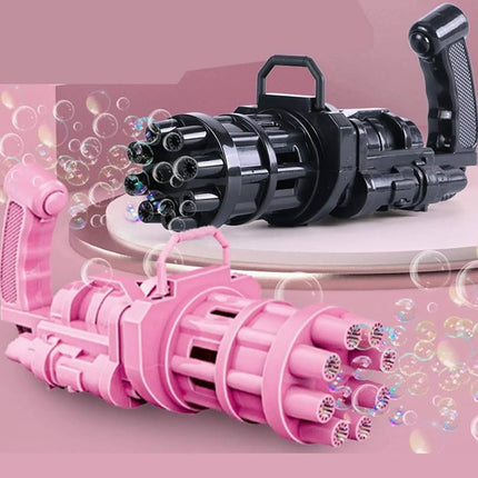 Automatic Gatling Bubble Gun 8 Hole Bubble Machine