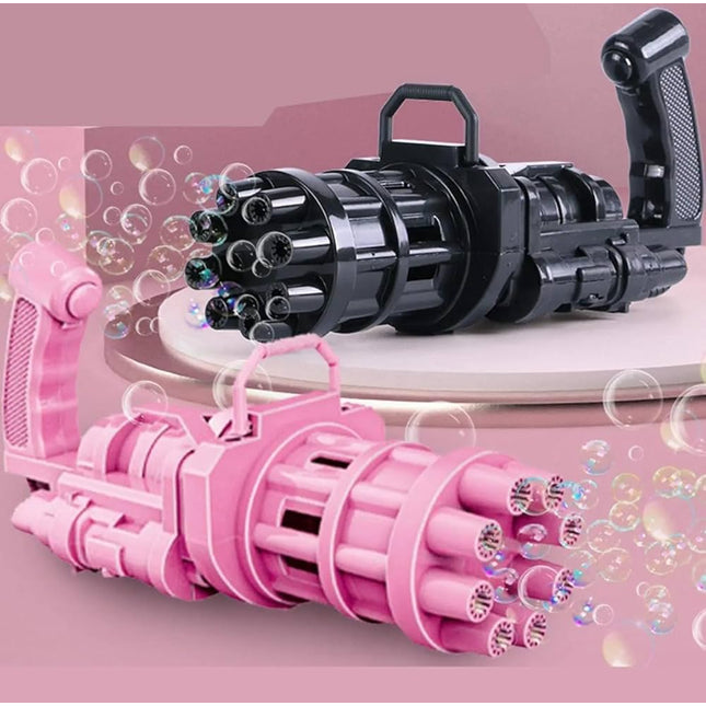 Automatic Gatling Bubble Gun 8 Hole Bubble Machine