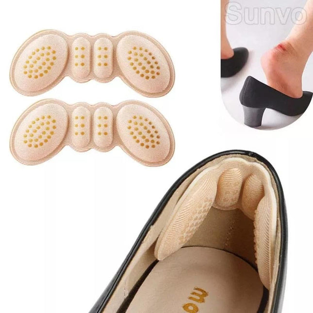 4 pcs Anti-Slip Butterfly Heel Cushion Pads