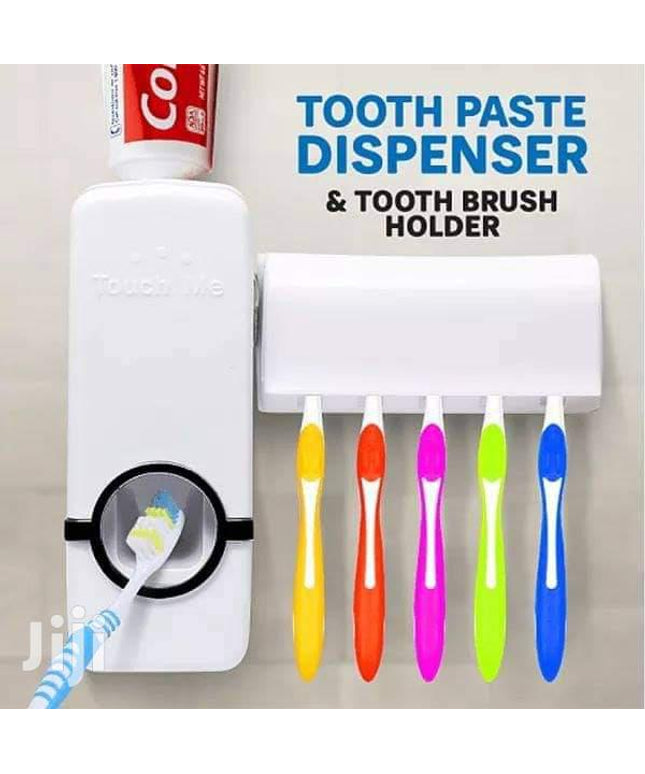 Automatic Toothpaste Dispenser with Holder