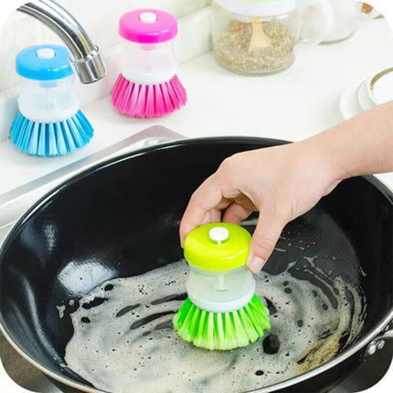 Liquid Dispensing Cleaning Brush
