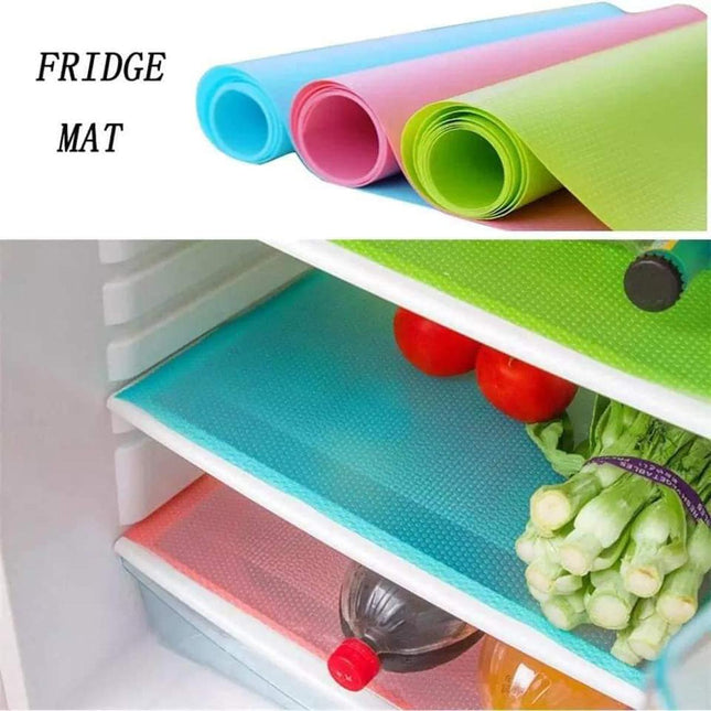 Anti-Slip Cabinet & Fridge Liner Mats (3 Pcs)