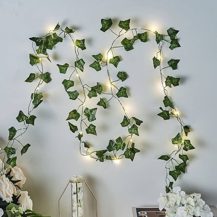 Solar Ivy Leaf Fairy Lights