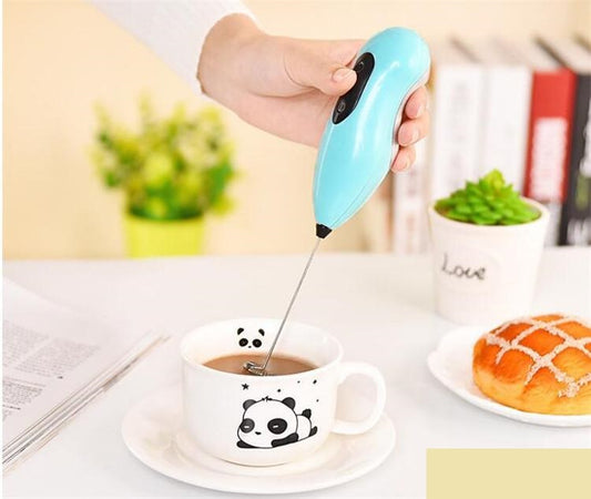 Handheld Mixer & Cappuccino Frother – Foamy Coffee Maker with Multi-Color Design