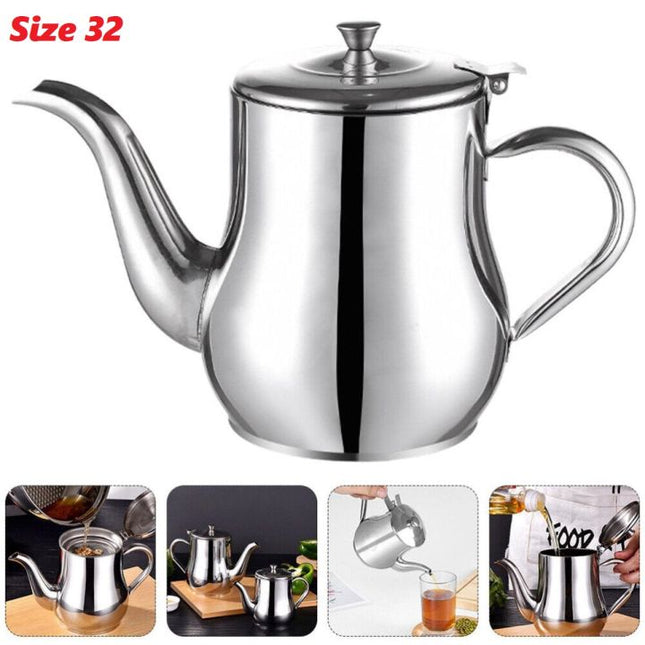 32oz Stainless Oil Filter Pot