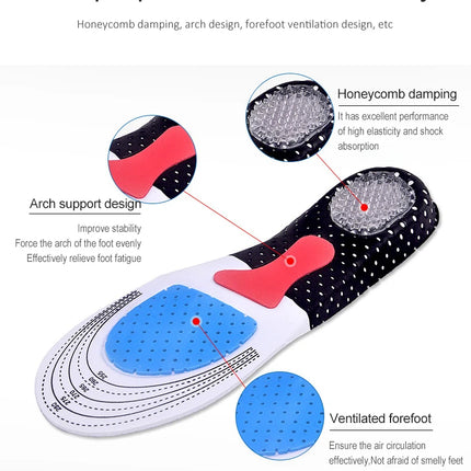 Unisex Arch Support Sport Insoles