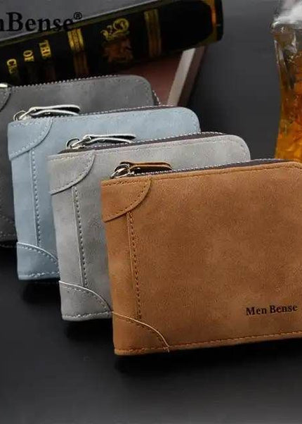 MenBense Premium Men's Zipper Wallet