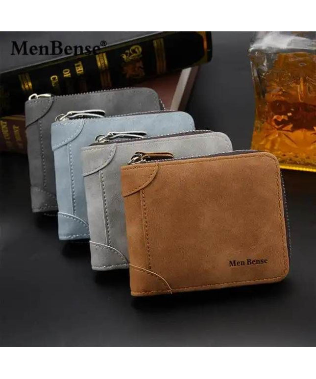 MenBense Premium Men's Zipper Wallet