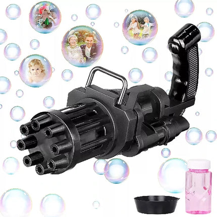Automatic Gatling Bubble Gun 8 Hole Bubble Machine