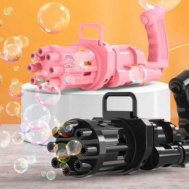 Automatic Gatling Bubble Gun 8 Hole Bubble Machine