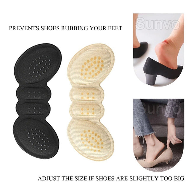 4 pcs Anti-Slip Butterfly Heel Cushion Pads