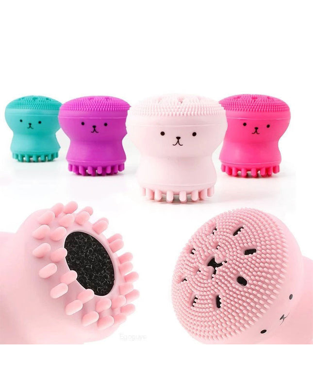 Octopus Silicone Face Cleansing Brush (2 Pcs)