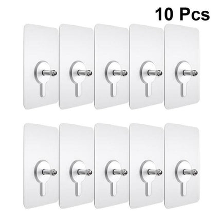 Adhesive Nut Hook (10 Pcs)
