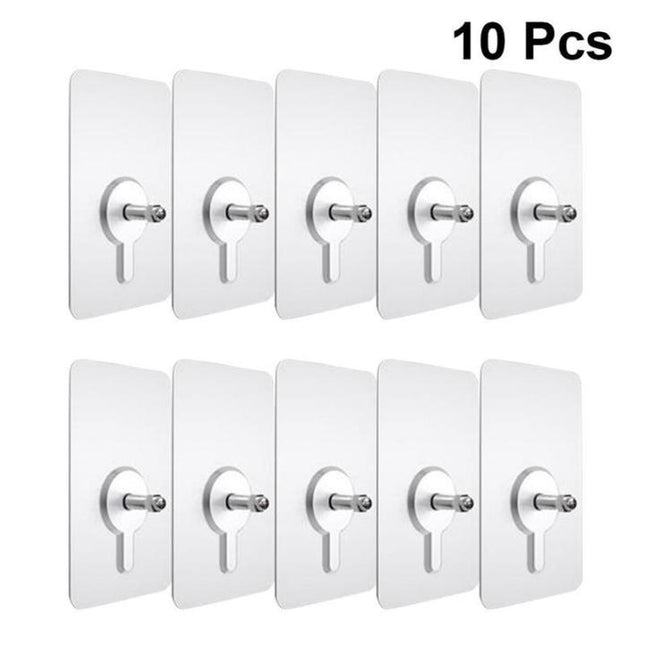Adhesive Nut Hook (10 Pcs)