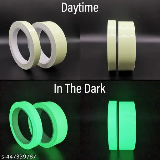 Glow in the Dark Tape (3m × 1cm) – Luminous Safety Tape for Walls, Stairs, Bikes & Decoration