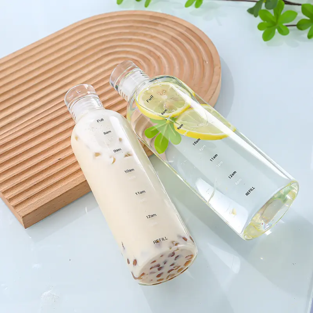 800 ml Time Marker Food Grade Plastic Water Bottle