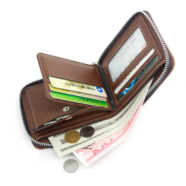 MenBense Zipper Wallet