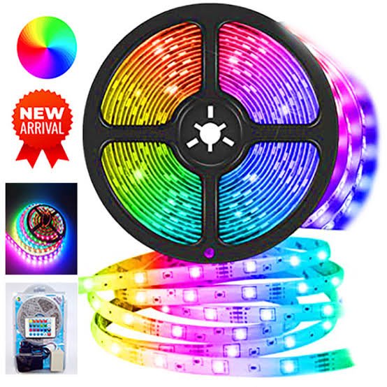 16 Colors RGB LED Strip Light with Remote( 16 Feet)