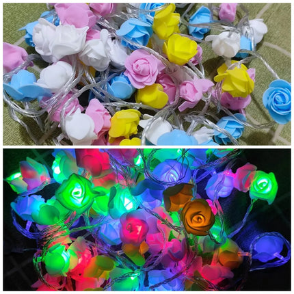 80 LED Multicolor Rose Fairy Lights(15 Feet)