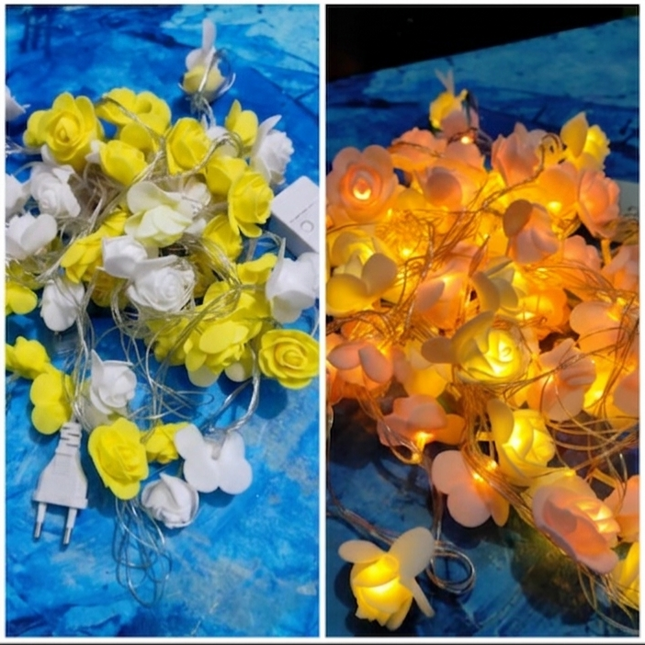 80 LED Golden Rose Fairy Lights(15 Feet)