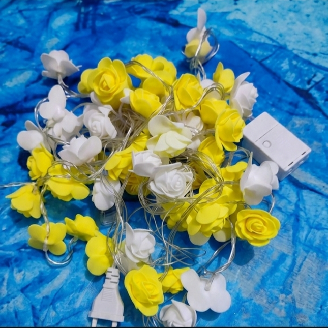 80 LED Golden Rose Fairy Lights(15 Feet)